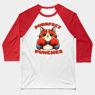 Kickboxing cat Baseball T-Shirt